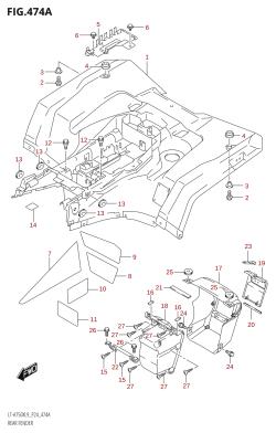 474A - REAR FENDER (LT-A750X:L9:P24)