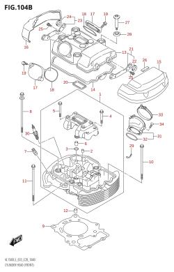 104B - CYLINDER HEAD (FRONT) (VL1500:L3:E28)