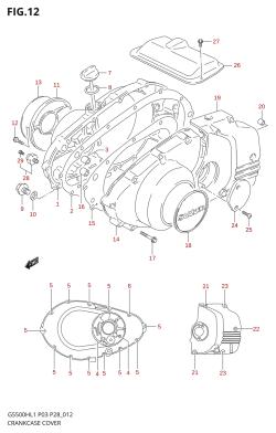 012 - CRANKCASE COVER