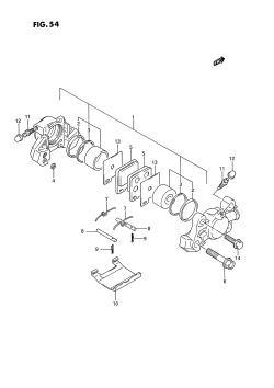 054 - REAR CALIPER (MODEL N /​ P)