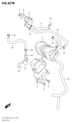 427B - EVAP SYSTEM (GSX-S1000FA:L6:E33)