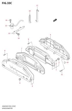 33C - SPEEDOMETER (AN650AK4)