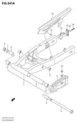 541A - REAR SWINGINGARM