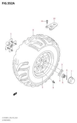 552A - LH REAR WHEEL