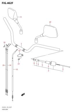 462F - HANDLEBAR (DL650A:L1:E24)
