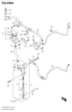 558A - REAR MASTER CYLINDER