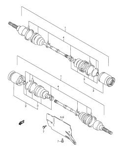 052 - FRONT DRIVE SHAFT