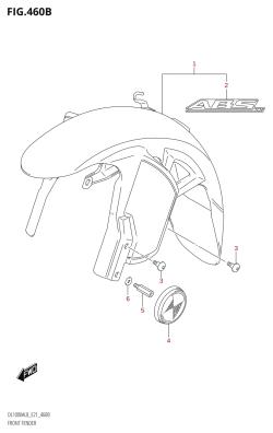 460B - FRONT FENDER (DL1000A:L8:E21)