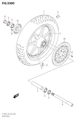 530D - FRONT WHEEL (VL1500B:L3:E03)