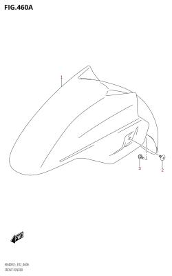 460A - FRONT FENDER (AN400:L5:E19)