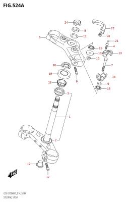 524A - STEERING STEM (GSX-S750A)