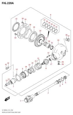 220A - PROPELLER SHAFT /​ FINAL DRIVE GEAR