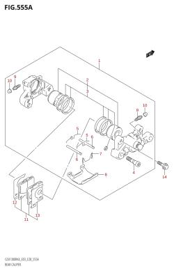 555A - REAR CALIPER