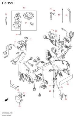 350H - WIRING HARNESS ((SV650SA,SV650SUA):K7)