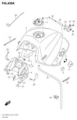 420A - FUEL TANK (GSX-S1000F:L6:E33)