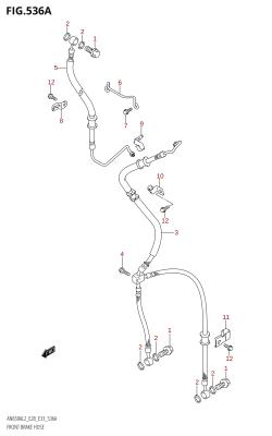 536A - FRONT BRAKE HOSE