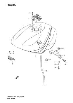 33A - FUEL TANK (MODEL K4)