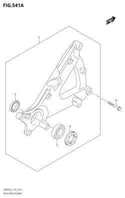 541A - REAR SWINGINGARM