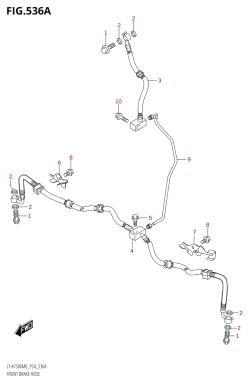 536A - FRONT BRAKE HOSE