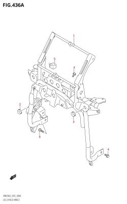 436A - LEG SHIELD BRACE