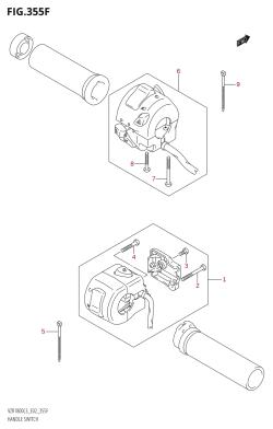 355F - HANDLE SWITCH (VZR1800Z:L3:E19)