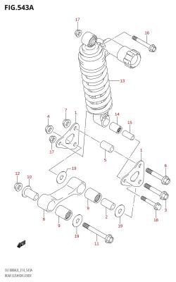 543A - REAR CUSHION LEVER