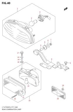 040 - REAR COMBINATION LAMP (LT-A750XPL2 P17)