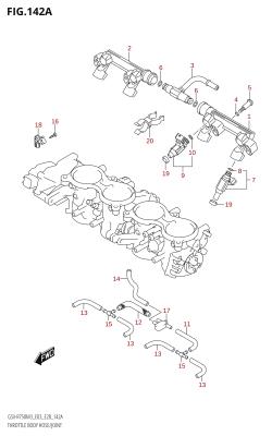 142A - THROTTLE BODY HOSE /​ JOINT (E03,E28)
