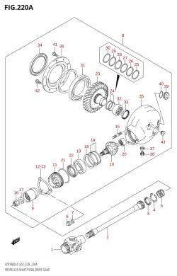 220A - PROPELLER SHAFT /​ FINAL DRIVE GEAR (VZR1800:L4:E03)
