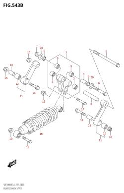 543B - REAR CUSHION LEVER (VZR1800BZ:L4:E19)