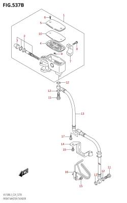 537B - FRONT MASTER CYLINDER (VL1500B:L3:E24)