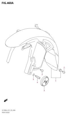 460A - FRONT FENDER