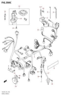 350C - WIRING HARNESS ((SV650,SV650U):K7)