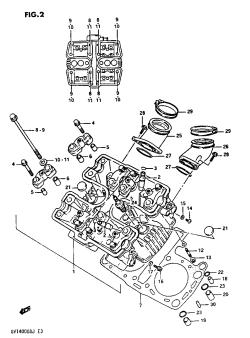 002 - CYLINDER HEAD FRONT