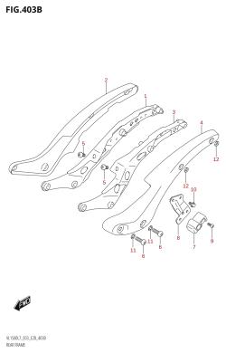 403B - REAR FRAME (VL1500B:L7:E28)