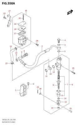 558A - REAR MASTER CYLINDER (SV650:L8:E03)