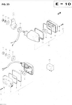 025 - TURN SIGNAL LAMP