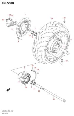 550B - REAR WHEEL (VZR1800:L1:E19)