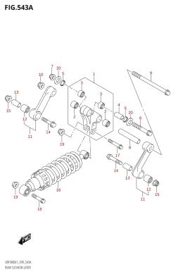 543A - REAR CUSHION LEVER (VZR1800:L7:E99)
