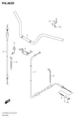 462D - HANDLEBAR (LT-A750XP:M0:P03)