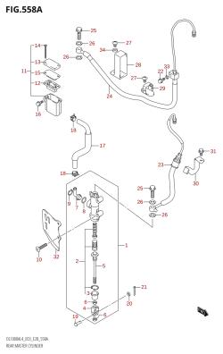 558A - REAR MASTER CYLINDER