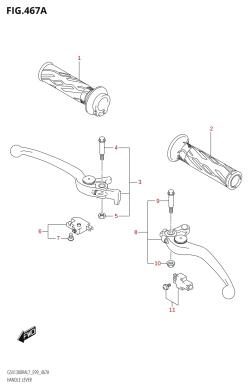 467A - HANDLE LEVER