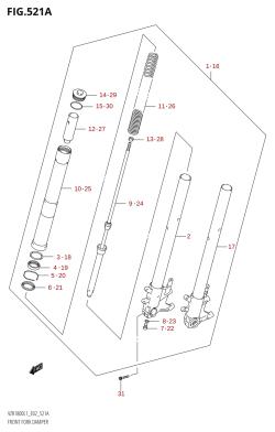 521A - FRONT FORK DAMPER