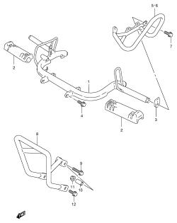 20A - FOOTREST (MODEL K3 /​ K4 /​ K5 /​ K6 E28)