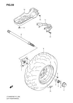 059 - LEFT REAR WHEEL