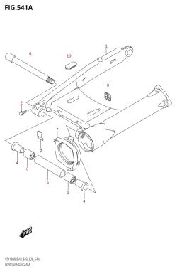 541A - REAR SWINGINGARM
