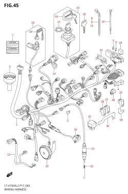 045 - WIRING HARNESS (LT-A750XZL2 P17)