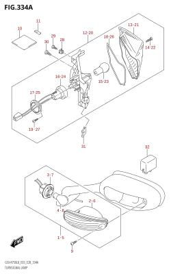 334A - TURNSIGNAL LAMP