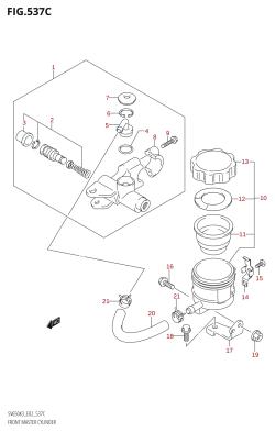 537C - FRONT MASTER CYLINDER (SV650S,SV650SU)