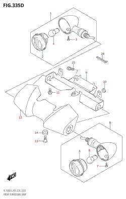 335D - FRONT TURNSIGNAL LAMP (VL1500B:L3:E03)